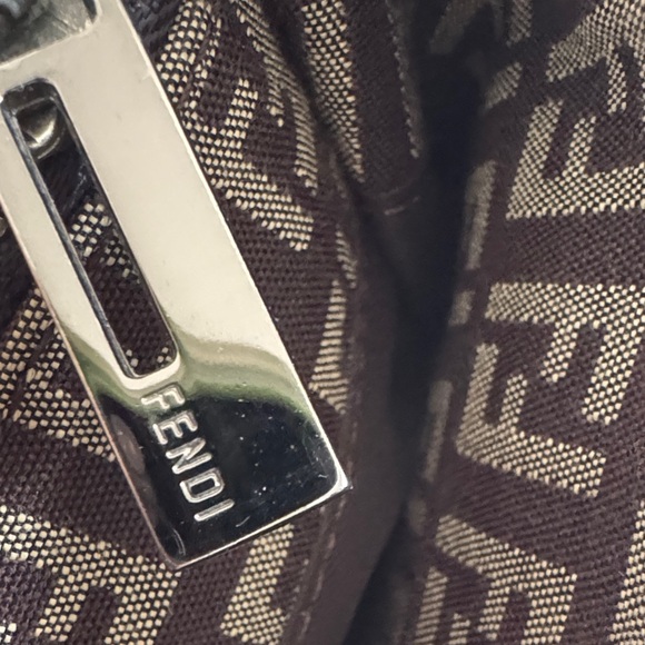 Fendi Zucca tote Brown and Cream Tote - Picture 7 of 9